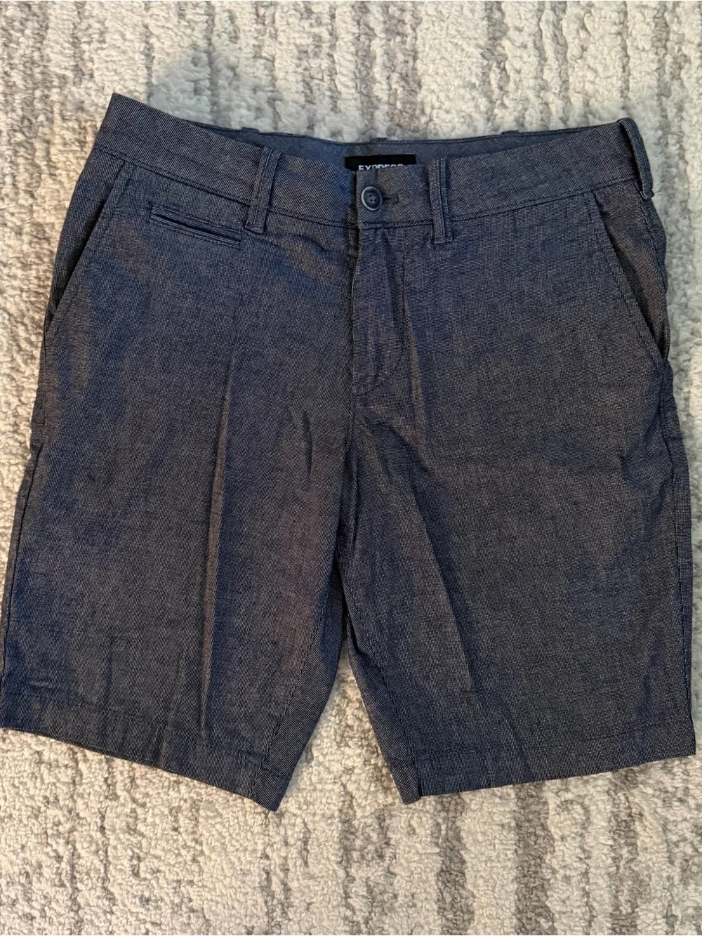 Express Men's Navy Shorts